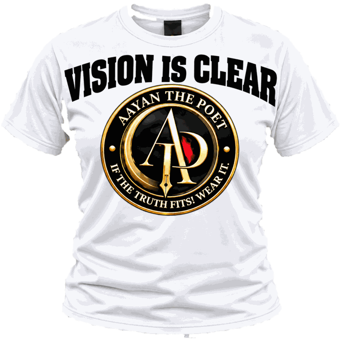 Vision Is Clear tee in white